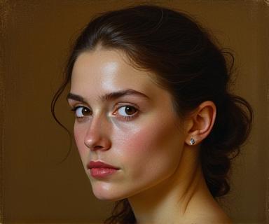 Ritratto a olio dettagliato