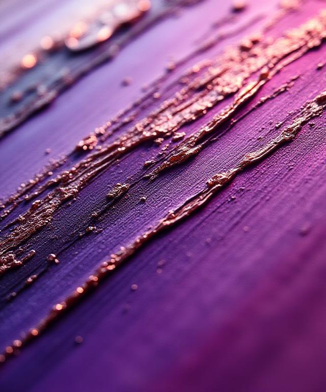 Dettaglio materico di una pennellata ad olio dai colori vibranti